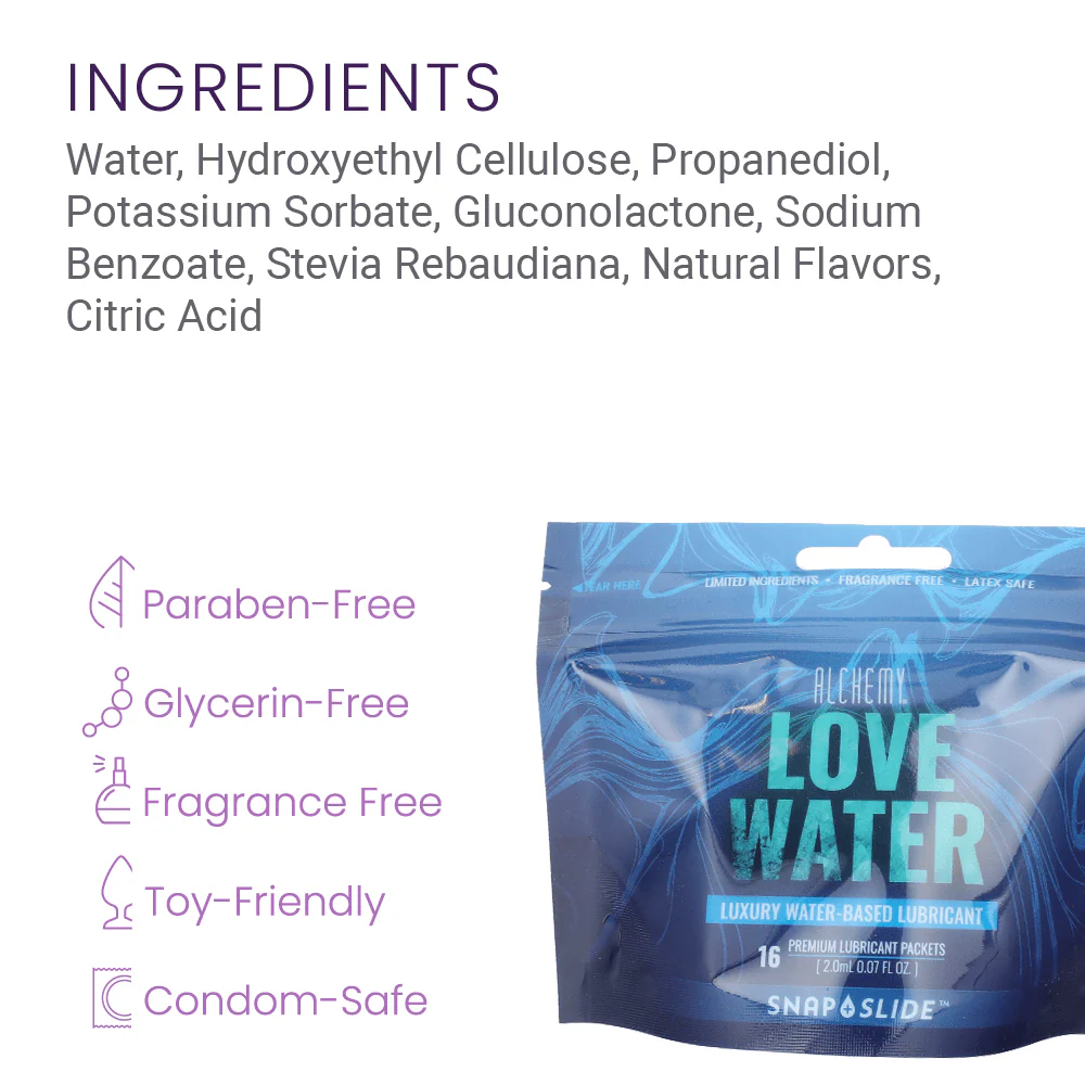 Alchemy Love Water Snap + Slide Personal Lube 16ct - Image 4