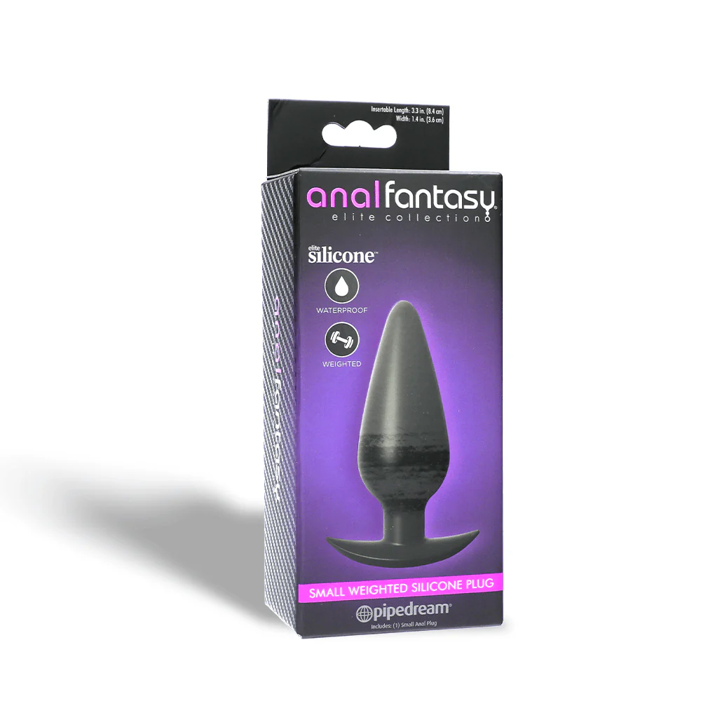 Anal Fantasy Elite Weighted Silicone Plug - Image 6