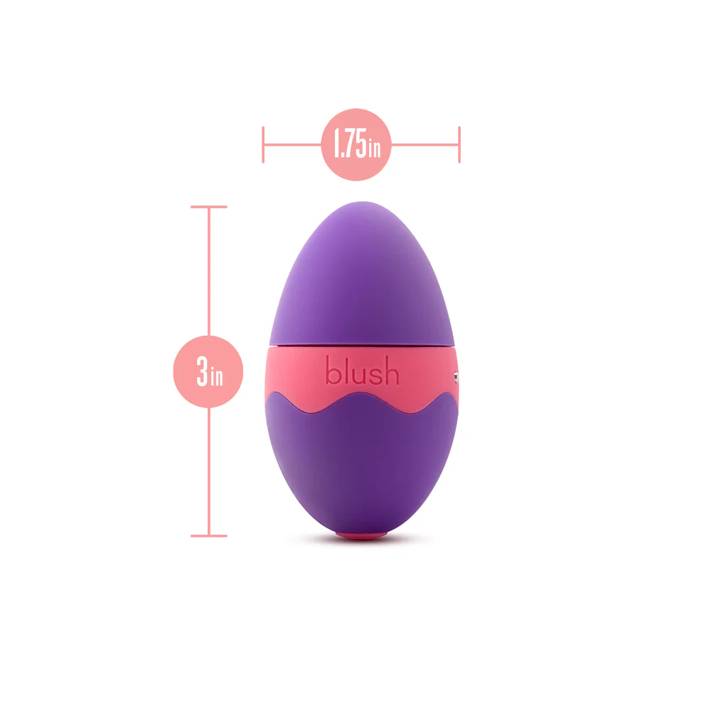 Blush Aria Flutter Tongue Purple Egg Vibrator - Image 3
