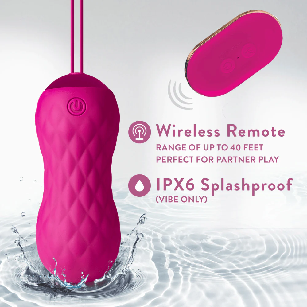 Blush Carina Velvet Egg Vibrator - Image 5