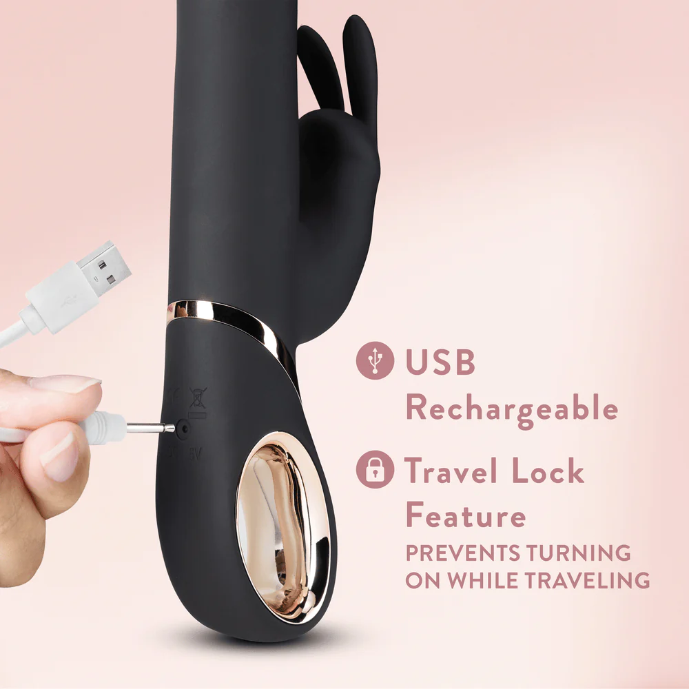 Blush Victoria Black Rabbit Vibrator - Image 10