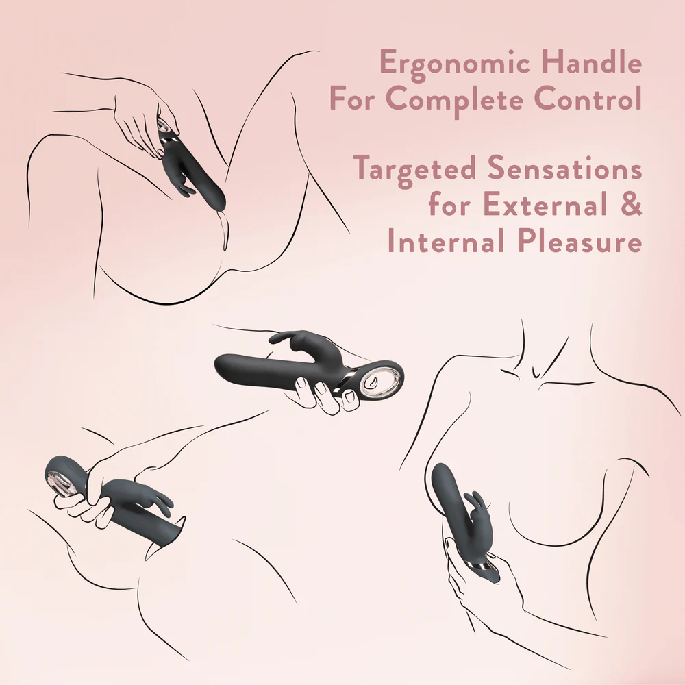 Blush Victoria Black Rabbit Vibrator - Image 9