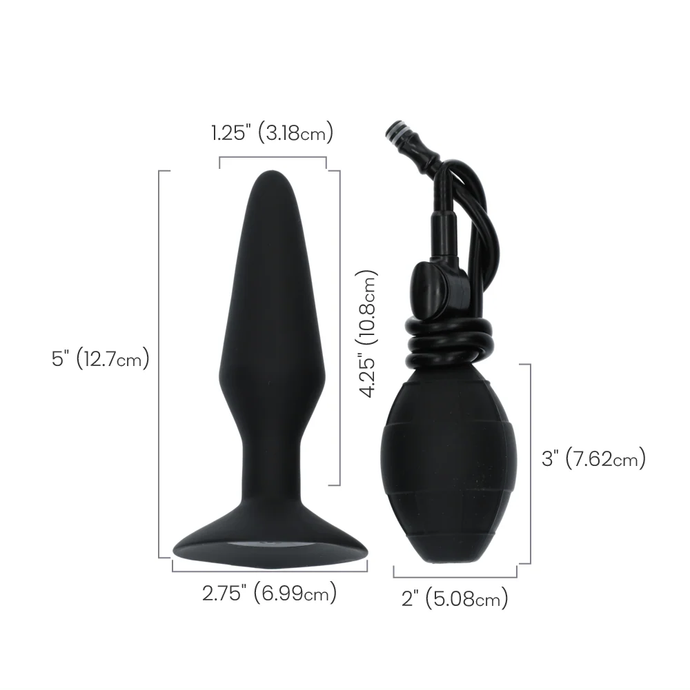 Inflatable Silicone Butt Plug - Image 10