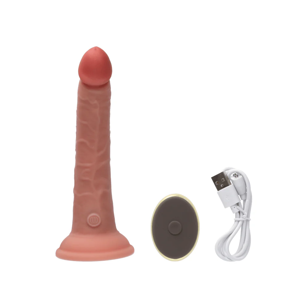 King Cock Elite Dual Density Vibrating Silicone Cock - Image 31