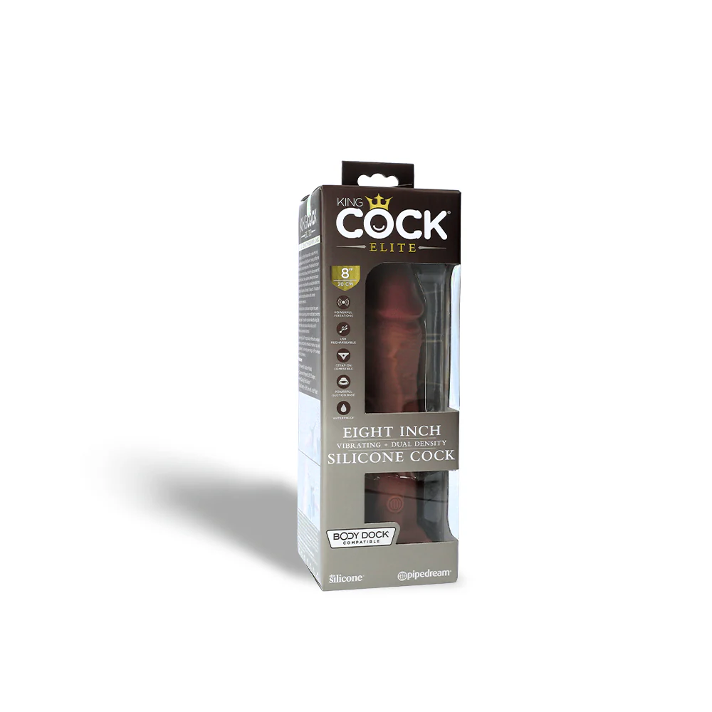 King Cock Elite Dual Density Vibrating Silicone Cock - Image 53