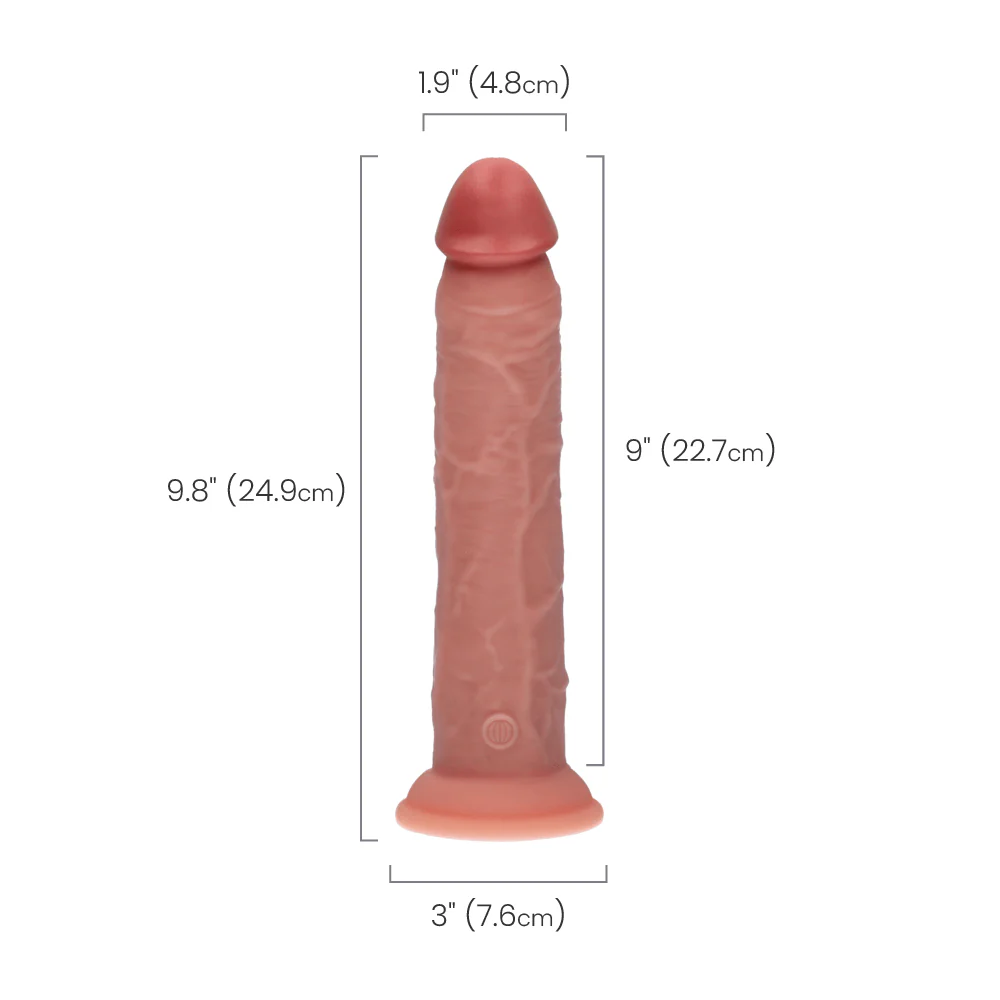 King Cock Elite Dual Density Vibrating Silicone Cock - Image 56