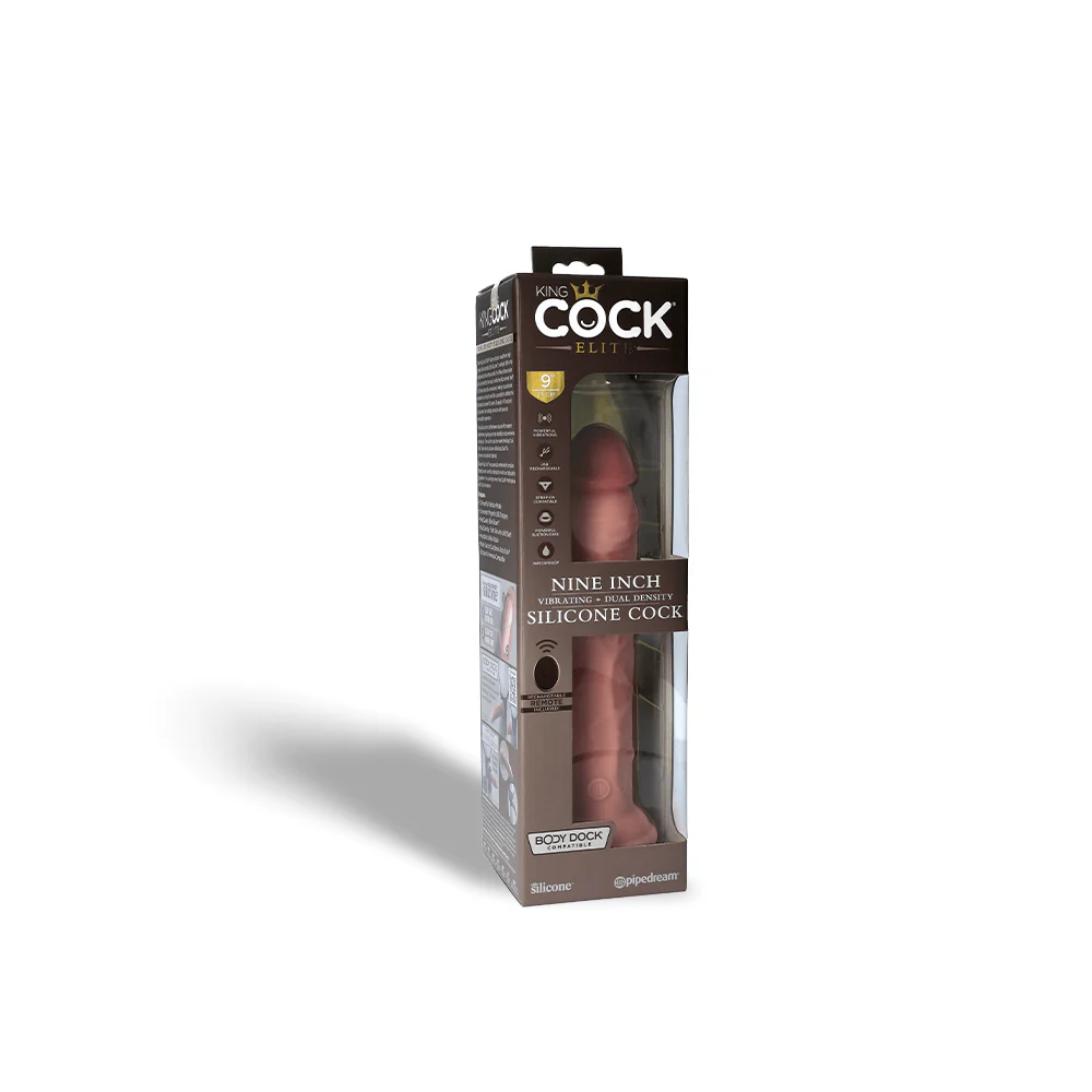 King Cock Elite Dual Density Vibrating Silicone Cock - Image 62