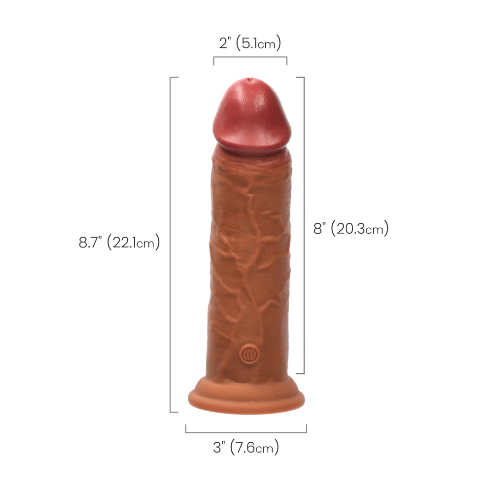 King Cock Elite Dual Density Vibrating Silicone Cock - Image 7