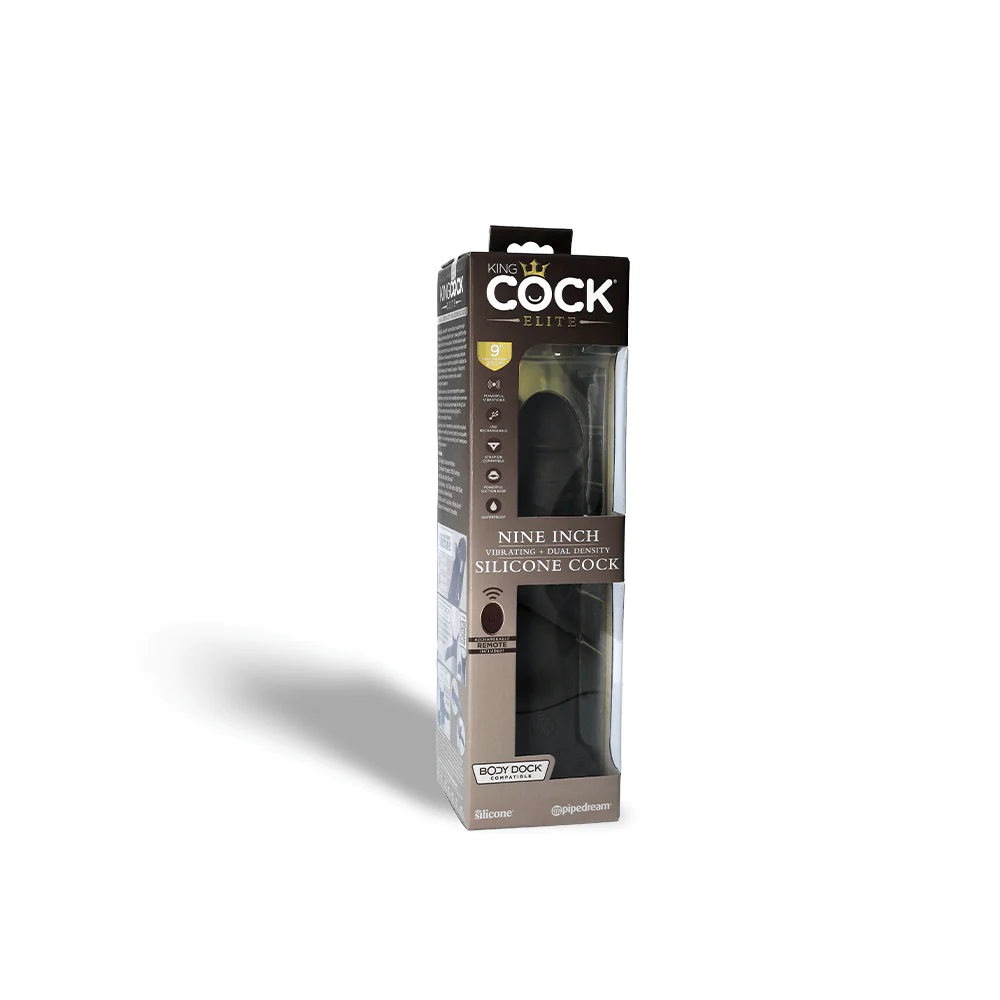 King Cock Elite Dual Density Vibrating Silicone Cock - Image 72