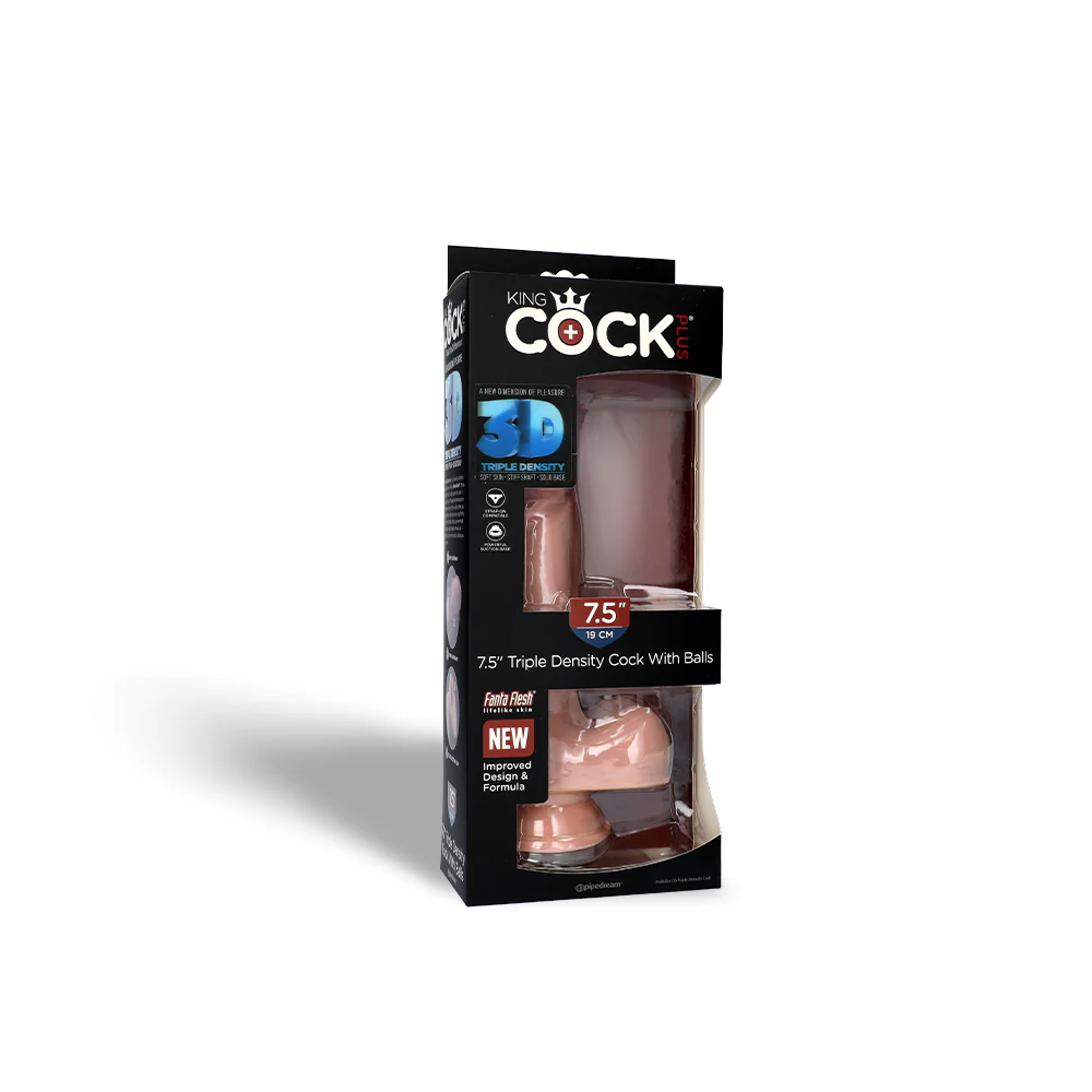 King Cock Plus Triple Density Cock With Balls - Image 8