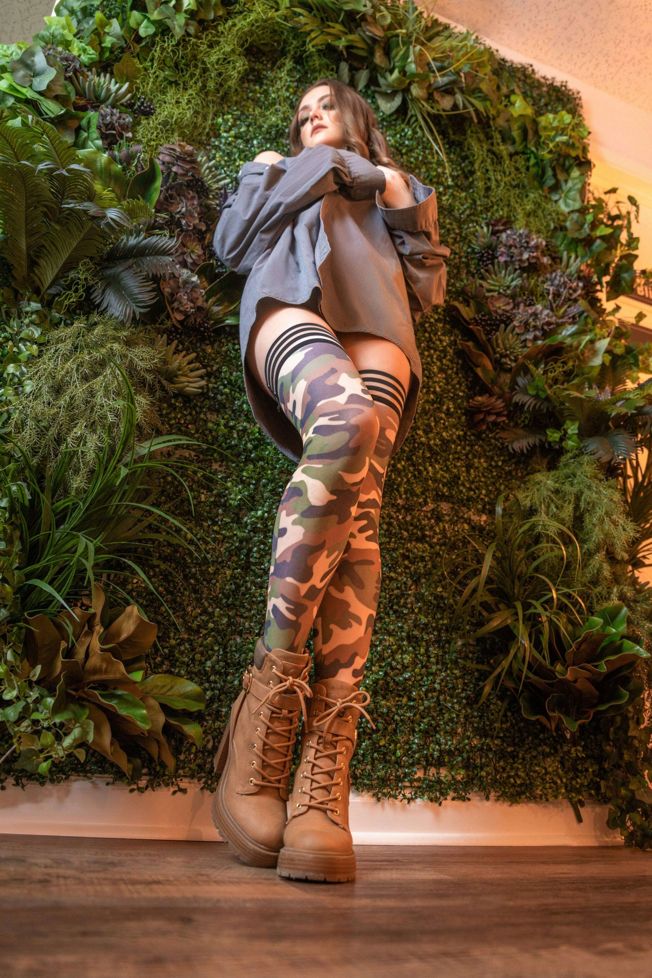 Kix'ies Patterned Thigh High - Image 14