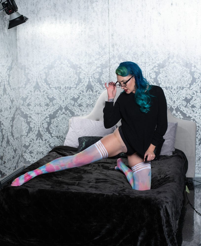 Kix'ies Patterned Thigh High - Image 25