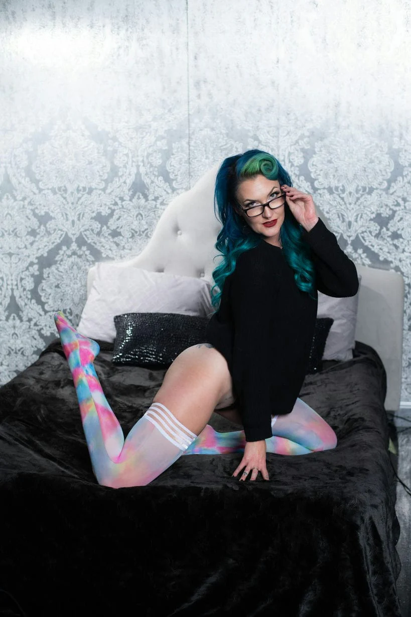 Kix'ies Patterned Thigh High - Image 29