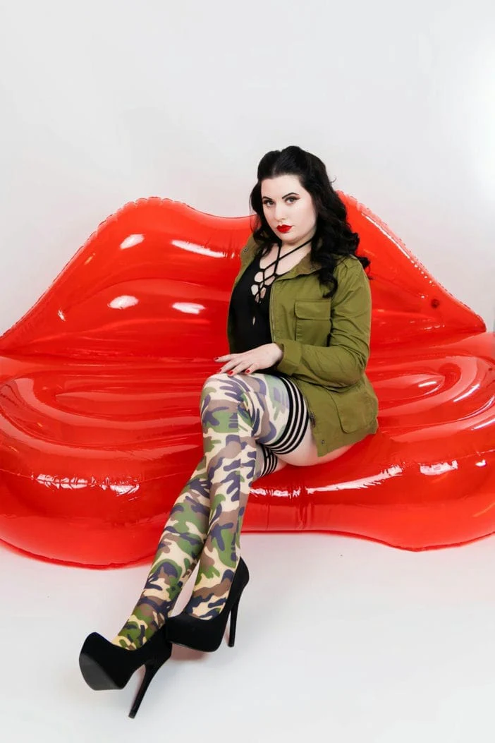 Kix'ies Patterned Thigh High - Image 7