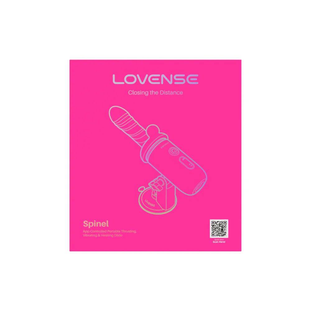 Lovense Spinel App Controlled, Multi-Attachment, Thrusting, Vibrating & Heated Dildo Machine - Image 5