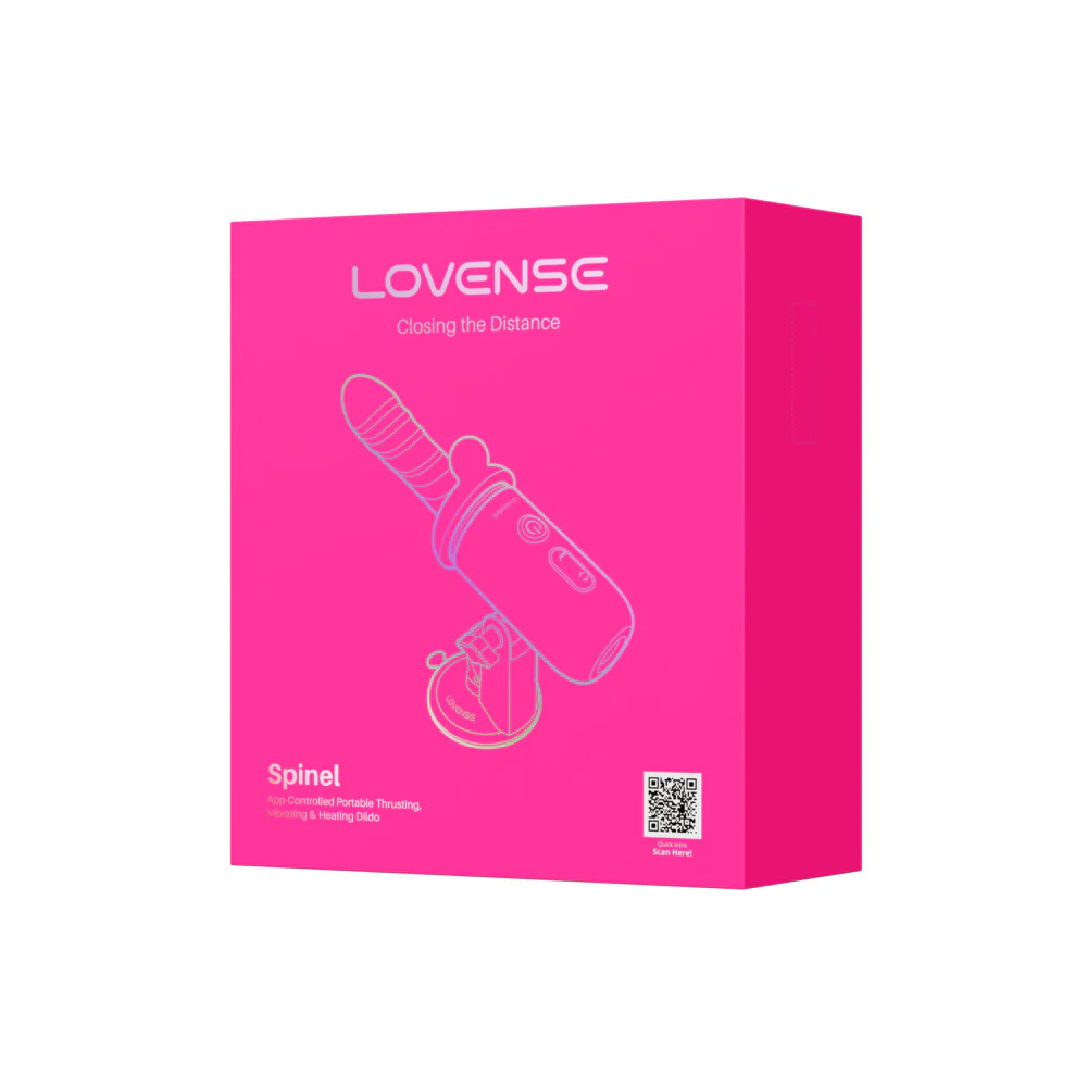 Lovense Spinel App Controlled, Multi-Attachment, Thrusting, Vibrating & Heated Dildo Machine - Image 6