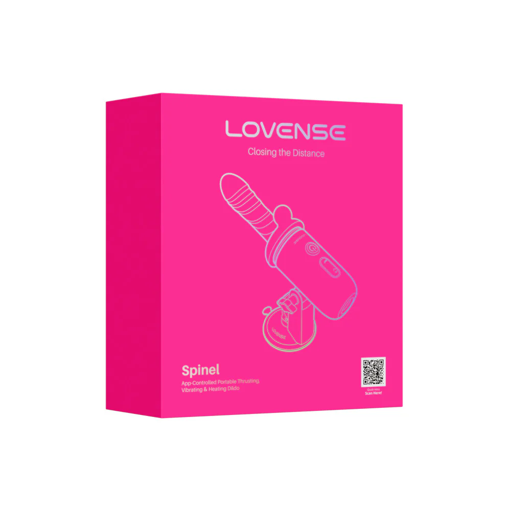 Lovense Spinel App Controlled, Multi-Attachment, Thrusting, Vibrating & Heated Dildo Machine - Image 7
