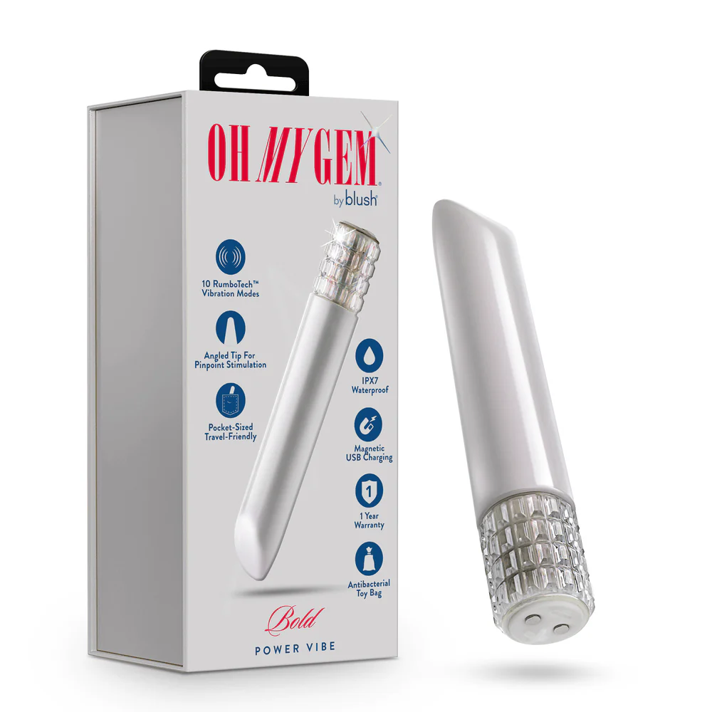 Blush Oh My Gem Bold Vibe Diamond Bullet Vibrator - Image 12