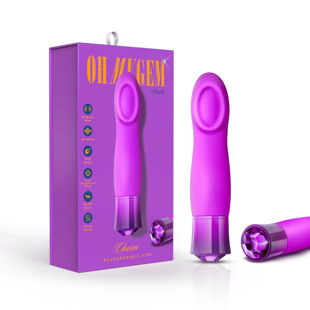 Blush Oh My Gem Charm Amethyst Bullet Vibrator - Image 13