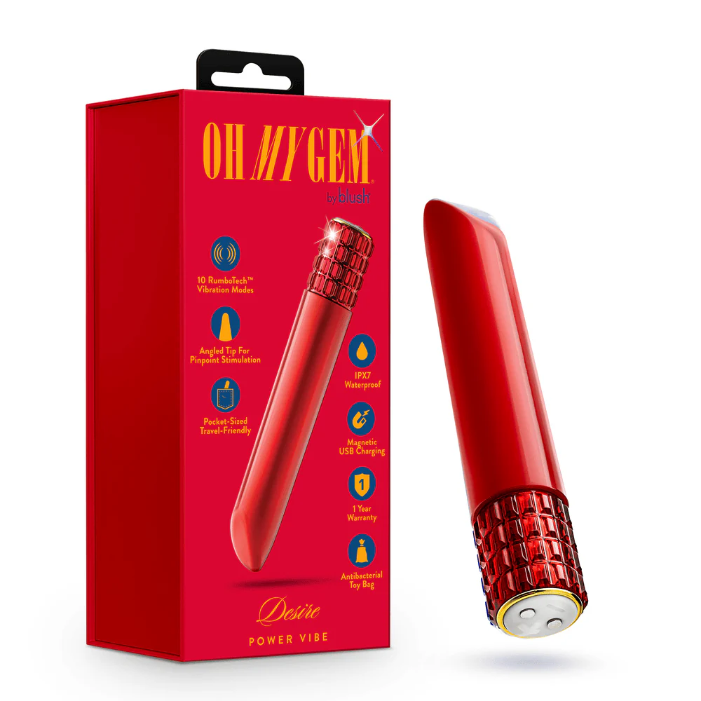 Blush Oh My Gem Desire Vibe Ruby Bullet Vibrator - Image 12