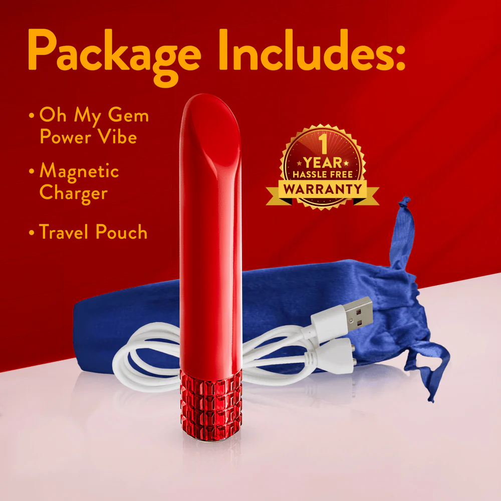 Blush Oh My Gem Desire Vibe Ruby Bullet Vibrator - Image 7