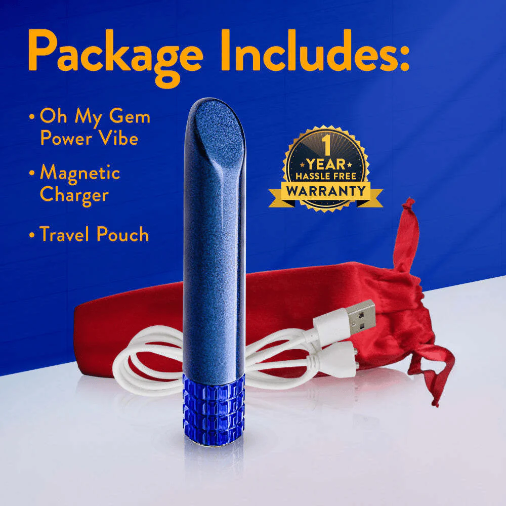 Blush Oh My Gem Mystery Vibe Sapphire Bullet Vibrator - Image 7
