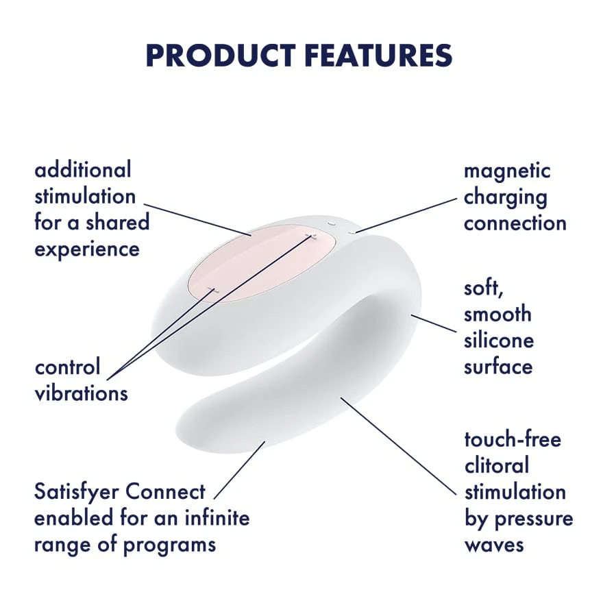 Satisfyer Double Joy White - Image 3